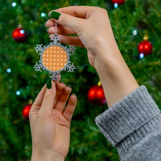 Alternative view of Pewter Snowflake Ornament About Key features Care instructions Size guide