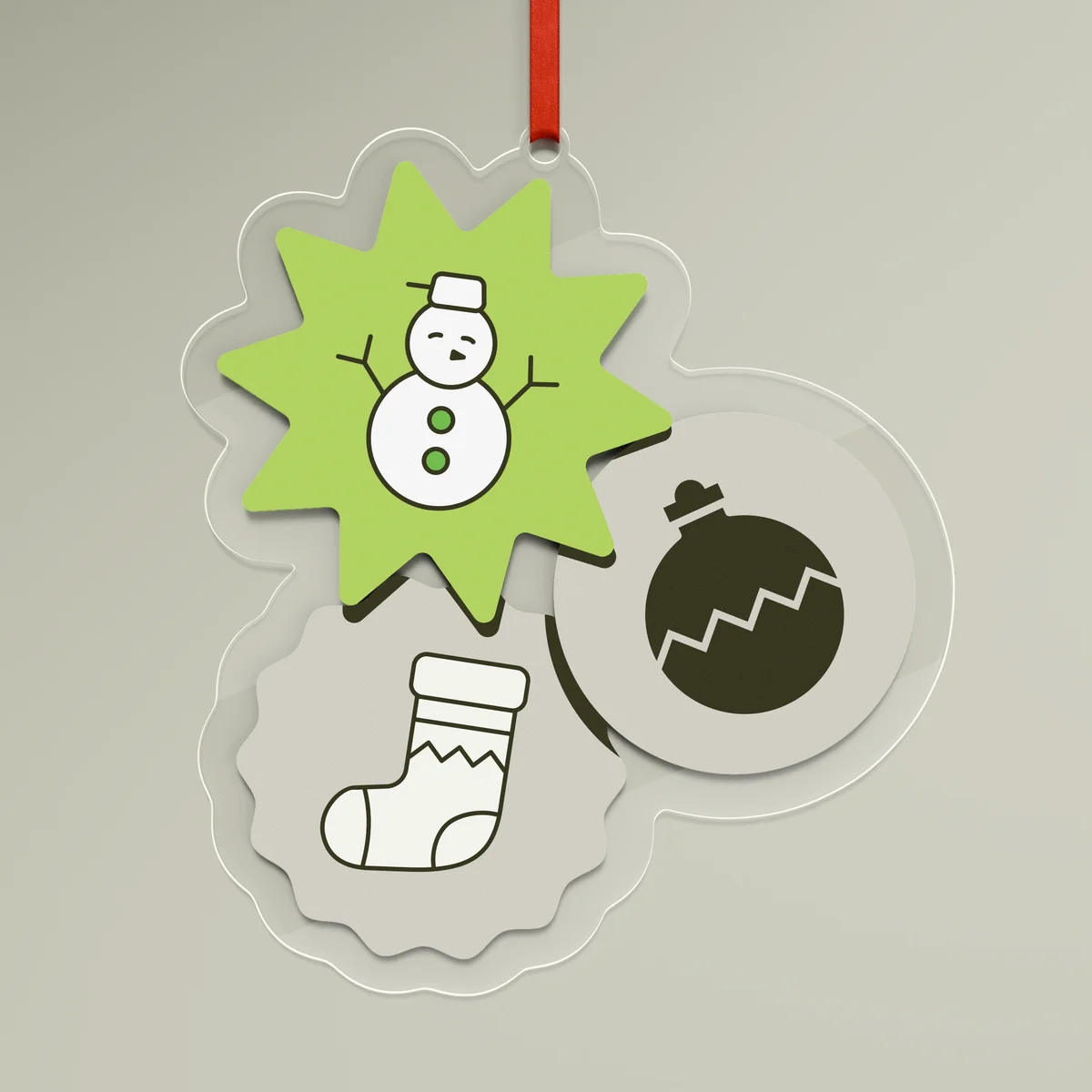 Custom Cut Acrylic Ornament About Key features Care instructions