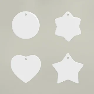 Ceramic Ornaments, 2-Side Print, (1pc, 3pcs, 5pcs, 10pcs) About Key features Care instructions Size guide - Image 4