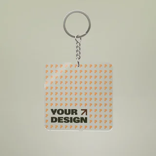 Alternative view of Square Keychain About Key features Care instructions Size guide