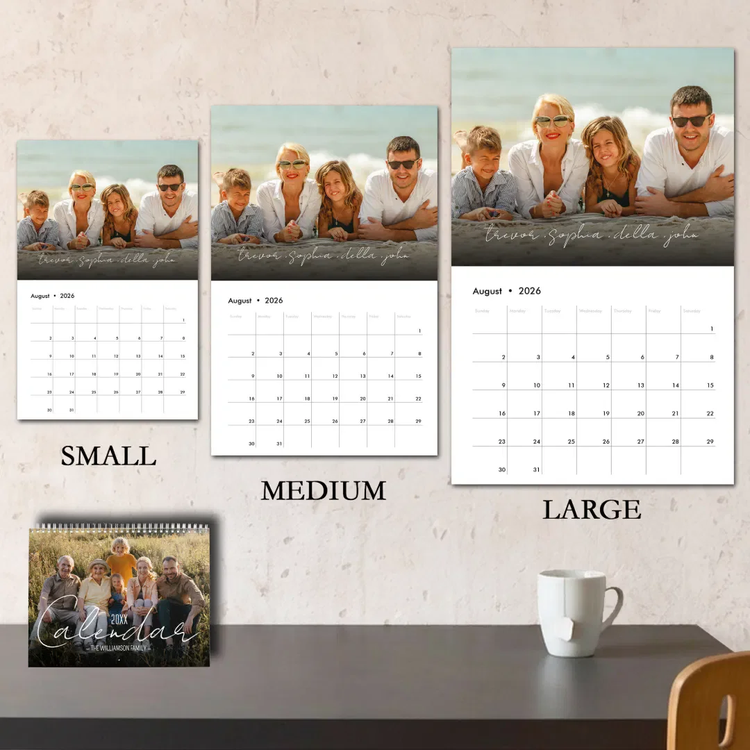 2026 Family Custom Photo Calendar